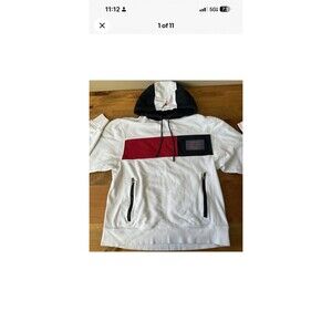 Nike Air Jordan Retro 11 Legacy Hoodie Mens Sz M Sweater Bulls NBA